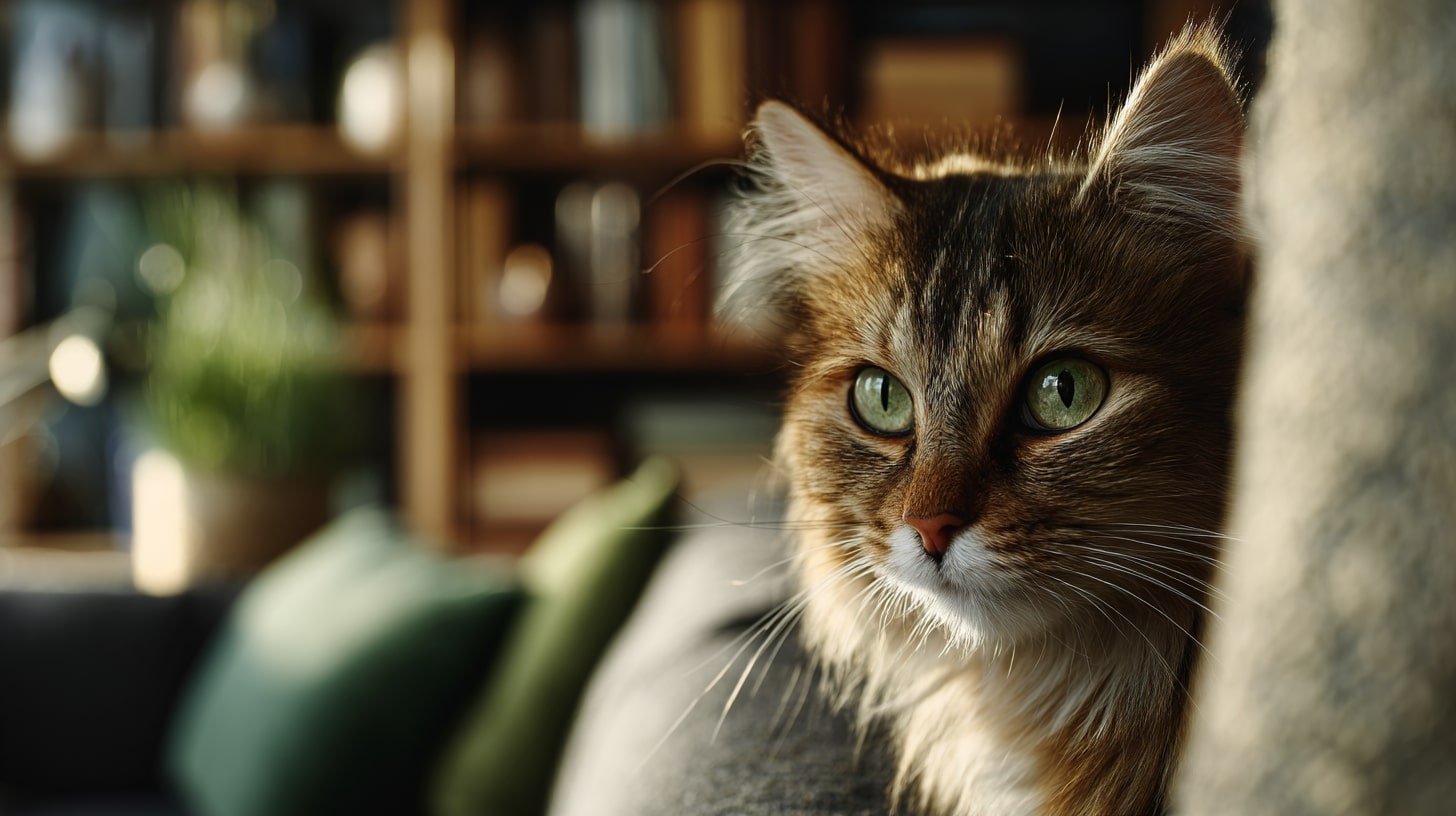 Mieux comprendre le comportement animal pour éviter les tensions, comme un chat qui griffe par stress